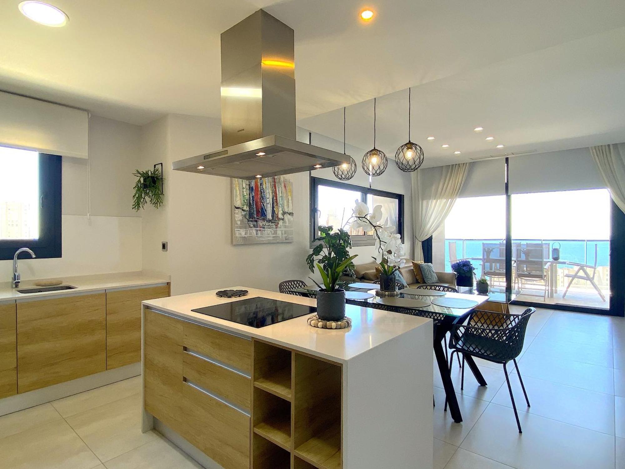 Lujoso Apartament Con Impresionantes Vistas Al Mar Benidorm Buitenkant foto