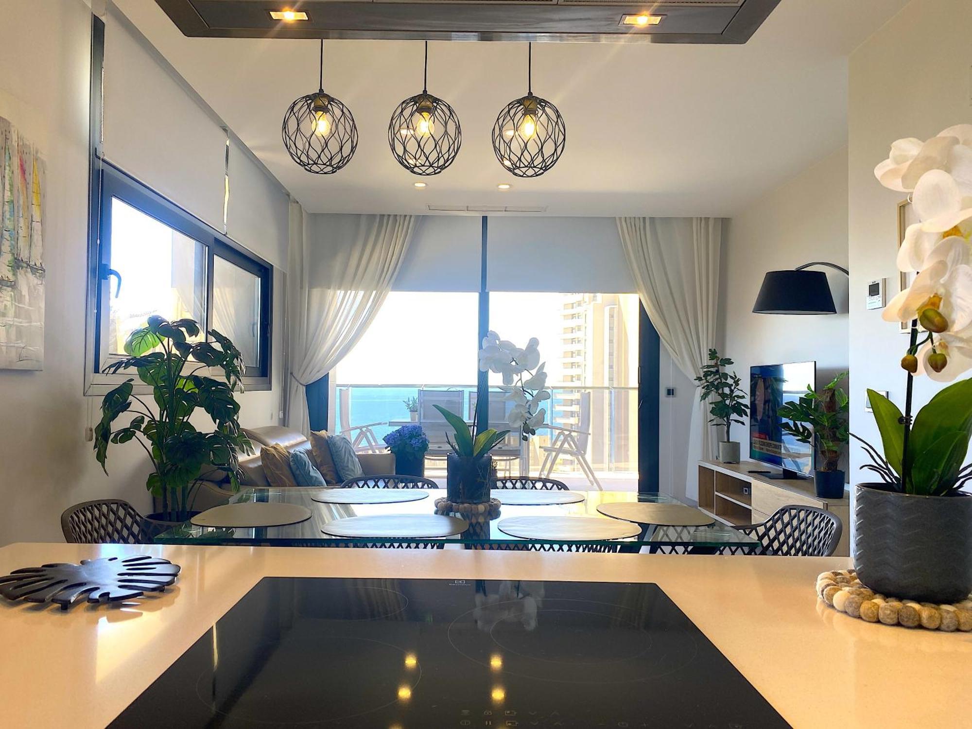 Lujoso Apartament Con Impresionantes Vistas Al Mar Benidorm Buitenkant foto