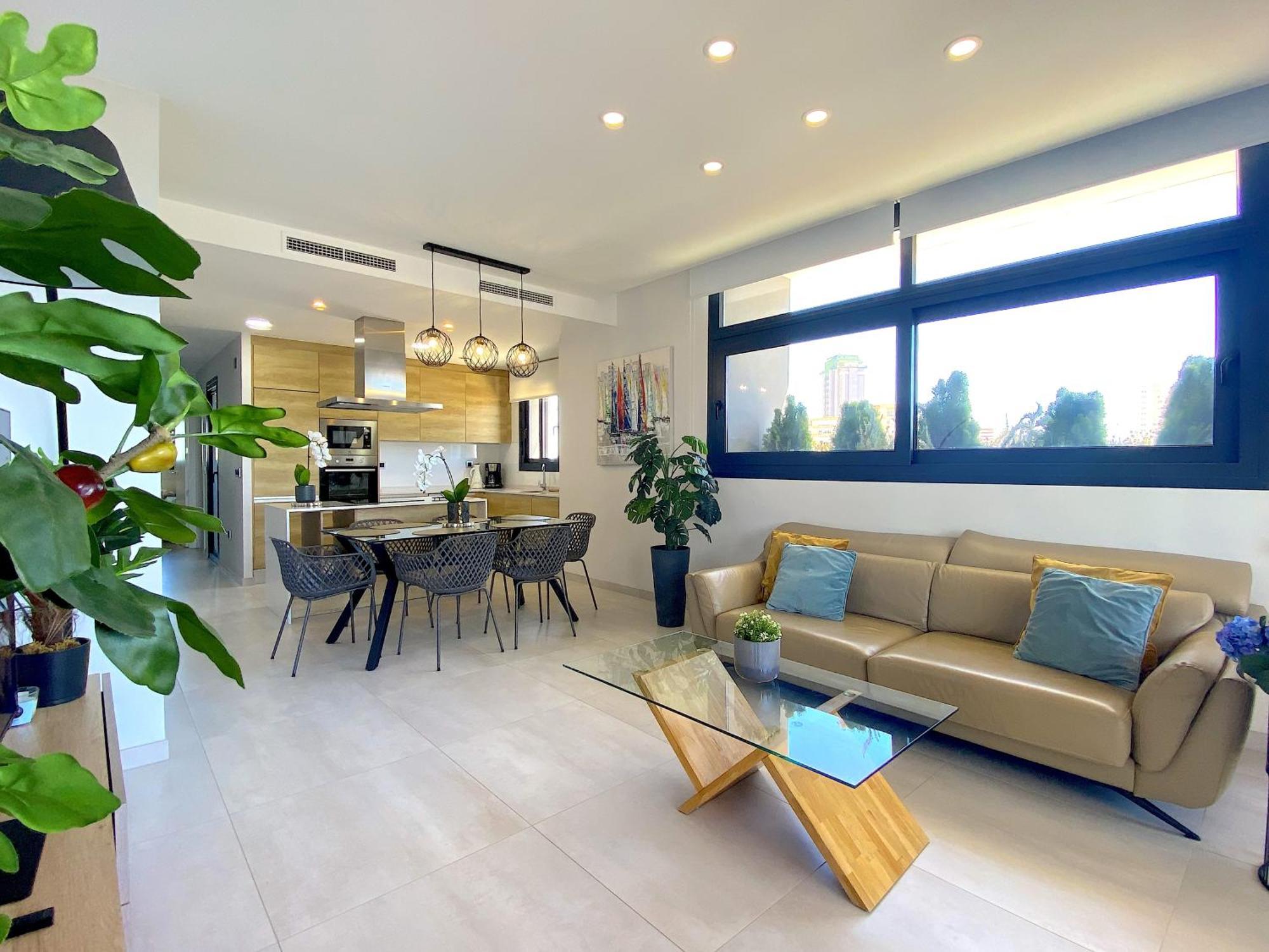 Lujoso Apartament Con Impresionantes Vistas Al Mar Benidorm Buitenkant foto