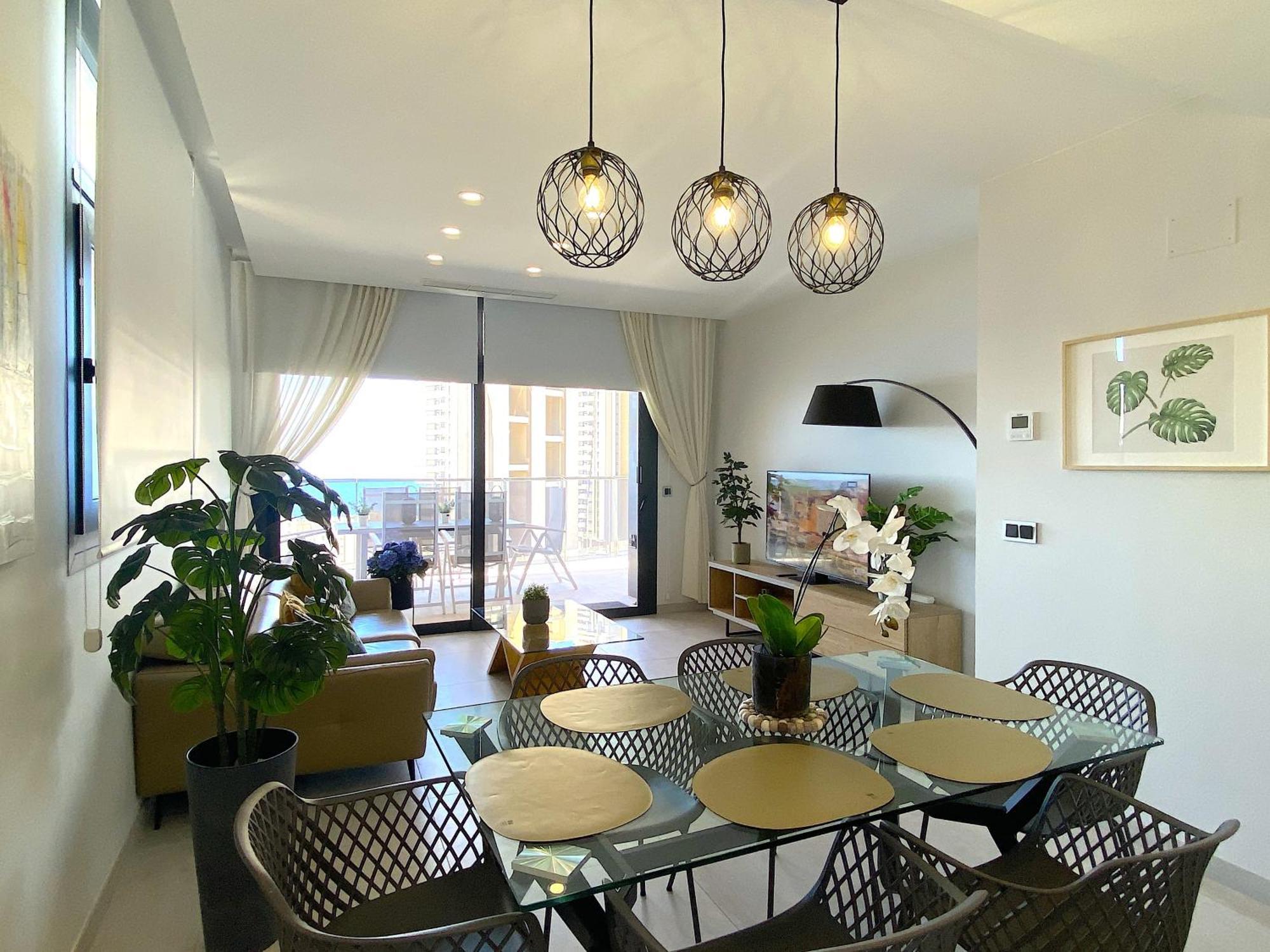 Lujoso Apartament Con Impresionantes Vistas Al Mar Benidorm Buitenkant foto